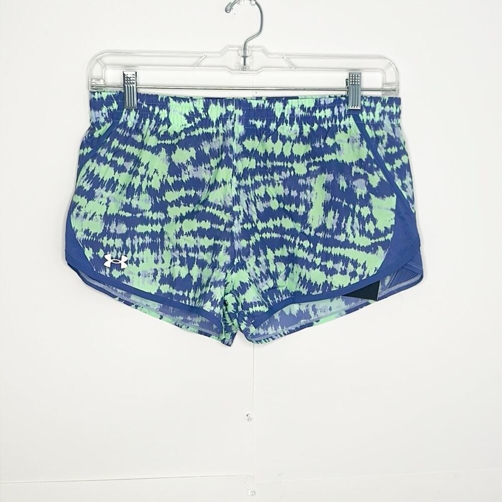Girls Under Armour UA Fly BY 3" Printed Shorts Size XL